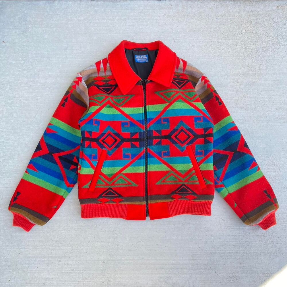 Insane Pendleton High Grade Aztec Jacket - image 2
